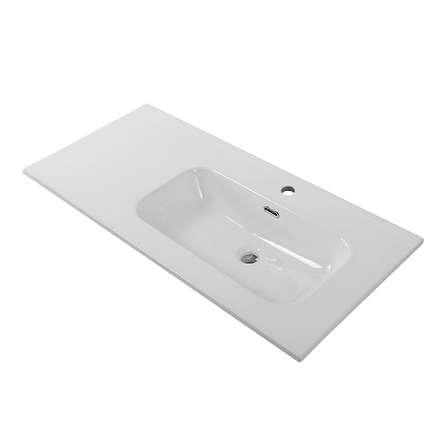 BelBagno BB1000ETL-R Раковина керамическая 100х46.5 см, чаша справа, белый глянцевый BelBagno BB1000ETL-R Раковина керамическая 100х46.5 см, чаша справа, белый глянцевый