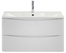 BelBagno ACQUA-1000-2C-SO-BL База под раковину 100х45 см, подвесная, Bianco Lucido (белый глянец)