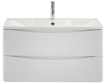 BelBagno ACQUA-1000-2C-SO-BL База под раковину 100х45 см, подвесная, Bianco Lucido (белый глянец)