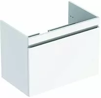 Geberit Renova Plan 869580000 Шкафчик под раковину Slim, с одним выдвижным ящиком и одним внутренним выдвижным ящиком, белый глянец купить  в интернет-магазине Сквирел