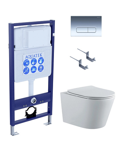 Aquatek Вега SET AQUATEK ВЕГА-1905-016 Инсталляция с подвесным унитазом
