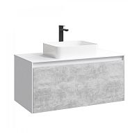 Aqwella MOB0712BS 5 stars Mobi Фасад тумбы под умывальник 120 бетон светлый