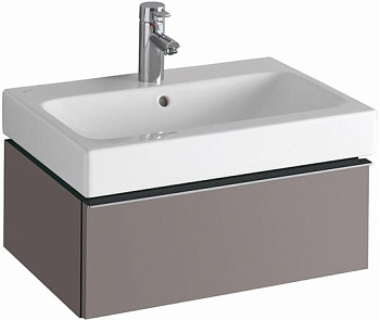 Geberit iCon 840262000 Шкафчик под раковину 595x240x477 мм платина, глянец, лак