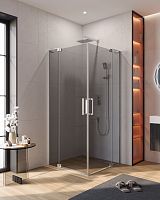 Cezares SLIDER-AH-2-90/100-100/110-GRIGIO-Cr  Душевой уголок