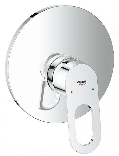 Grohe 29080000 BauLoop Смеситель для душа со встроенным механизмом, хром