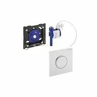 Geberit 116.015.KJ.1 Sigma10 Ручной пневмопривод смыва для писсуара, белый
