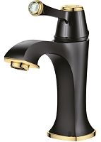 Creavit EG1500-S Elegant Смеситель для раковины, черный/золото