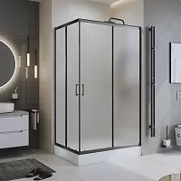 BelBagno UNO-195 UNO-195-AH-2-120/90-P-NERO Душевой уголок