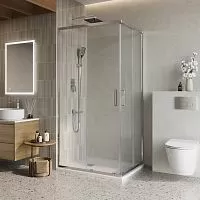 BelBagno LUCE LUCE-AH-2-100/80-C-Cr Душевой уголок