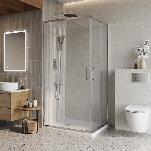 BelBagno LUCE LUCE-AH-2-100/80-C-Cr Душевой уголок