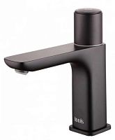 IDDIS, SLIBLBTi01 Slide Смеситель для умывальника, с инновационным управлением Push Control, черный матовый