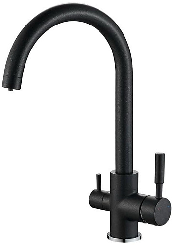 Aquanika AQC06BL Comfort Смеситель для кухни, серый Aquanika AQC06BL Comfort Смеситель для кухни, серый