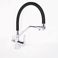 Aquanika AQC013CRBL Comfort Смеситель для кухни, хром