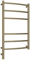 Сунержа 032-5800-8050 Галант 3.0 Полотенцесушитель электрический РЭБ, 800х500 мм/ МЭМ левый, матовое золото