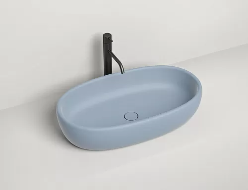 Salini 110721MRF Luce Раковина накладная, материал S-Stone, 70х40 см, RAL