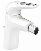Grohe 33565LS3 Eurostyle Смеситель для биде, со сливным гарнитуром, белая луна/хром