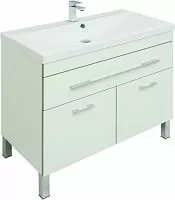 Aquanet 00287673 Верона Тумба с раковиной, 90х48 см, белая купить  в интернет-магазине Сквирел