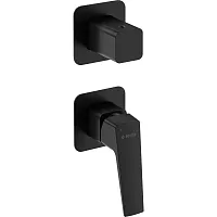 Deante BQL_N44P Blur Смеситель для душа встраиваемый, на 2 выхода, с внутренней частью, Nero (черный)