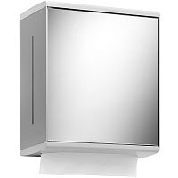 Keuco 12785010100 Moll Дозатор бумажных полотенец, алюминий серебристый анодированный (E6 EV1)/белый (RAL 9003)