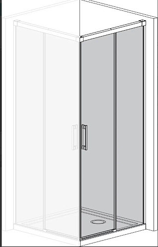 Radaway  387060-01-01R Дверь душевого ограждения