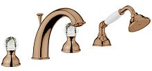Webert KA730101065 Karenina Смеситель на борт ванны, бронза