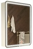 Azario CS00069512 Adriana Зеркальный шкаф подвесной, с подсветкой, 60х80 см, белый купить  в интернет-магазине Сквирел