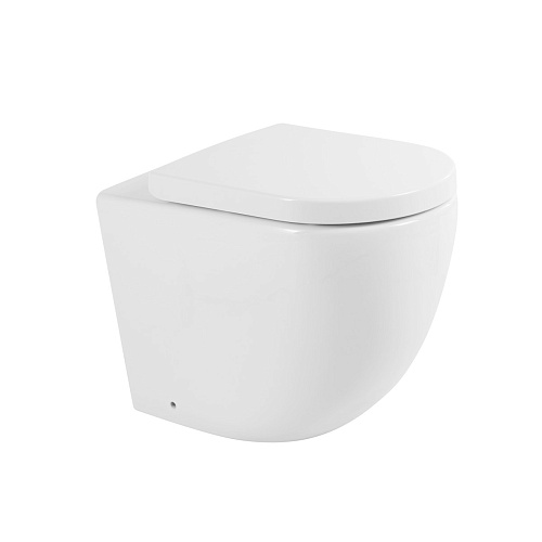 BelBagno BB2141CBR/BB865SC Унитаз приставной безободковый с быстросъемным сидением с микролифтом SFERA-R
