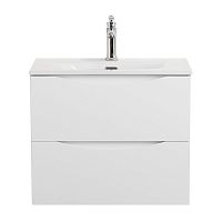 BelBagno MARINO-CER-MINI MARINO-CER-MINI-500-2C-SO-BL-P Тумба под раковину подвесная купить  в интернет-магазине Сквирел