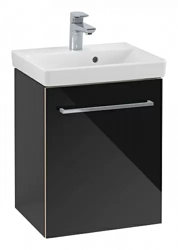 Villeroy & Boch A88700B3 Avento Тумба под раковину 43х39 см, черный кристал (Crystal Black) купить  в интернет-магазине Сквирел