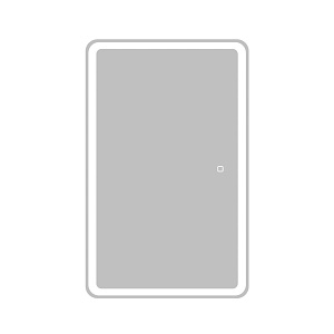 Belbagno SPC-MAR-500/800-1A-LED-TCH Marino Зеркальный шкаф с подсветкой, 50х80 см, белое