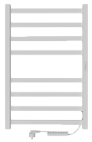 INDIGO LСLOKS3E80-50WMRt Oktava Slim 3 Электрический полотенцесушитель без полочки, белый матовый