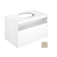 Keuco 32864180100 Stageline Тумба под умывальник 80х49 см, кашемир/кашемир купить  в интернет-магазине Сквирел