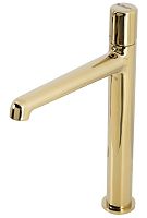 BelBagno UNO-LMC-ORO-W0 Смеситель для раковины накладной, без донного клапана, золото
