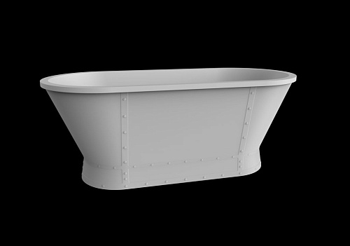 BelBagno BB35-CF36 Акриловая ванна 168х78 см, серая матовая снято с производства