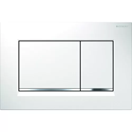Geberit 115.883.KJ.1 SIGMA30 Смывная клавиша, белый/хром глянцевый