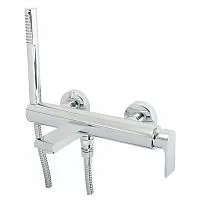 Migliore 25414 Tenesi Смеситель для ванны монокомандный, внешний, с ручным душем, хром