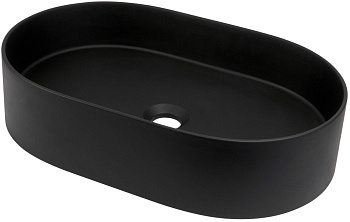 Deante CQS_NU6S Silia Раковина накладная 55х35 см, Nero (черный)