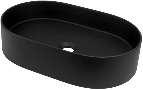 Deante CQS_NU6S Silia Раковина накладная 55х35 см, Nero (черный)