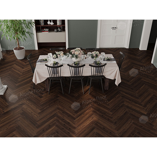 Ламинат Alpine Floor Елка10 (Herringbone10), LF107-14 Дуб Абруццо 600 х 100 х 10 mm купить