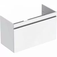 Geberit 869500000 Renova Plan Тумба под раковину подвесная, 99x59 см, белая купить  в интернет-магазине Сквирел
