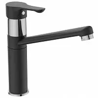 Ideal Standard BC813U4 Alpha Смеситель для кухонной мойки, Matt Black RAL 90 (матовый черный/хром)