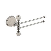 Migliore 17497 Olivia Полотенцедержатель двойной поворотный, белый/хром