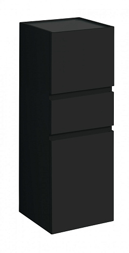 Geberit Renova Plan 869031000 Шкафчик боковой с дверцей 390х1050х360 мм темно-серый матовый купить  в интернет-магазине Сквирел