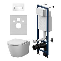 AM.PM X-Joy IS110301.851900 Комплект: Унитаз, Инсталляция, Кнопка смыва