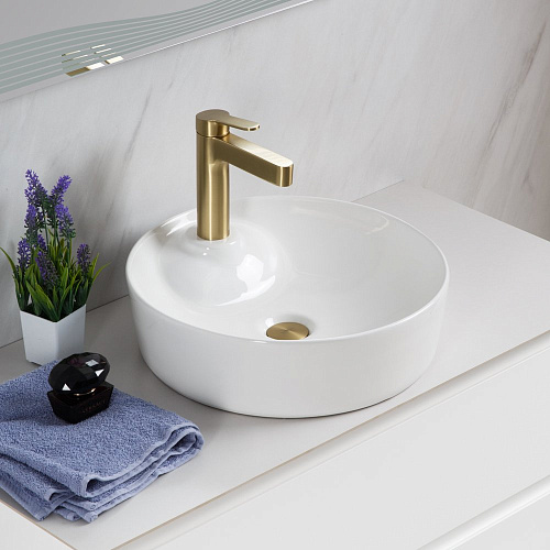BelBagno BB1306 Раковина накладная керамическая 45 см, белая BelBagno BB1306 Раковина накладная керамическая 45 см, белая