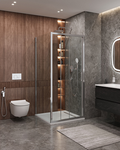 Cezares MOLVENO MOLVENO-AF-31-90-C-CR-IV Душевой уголок