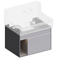 KERAMA MARAZZI LOGICA M LO.M.65\GRAY Тумба под раковину