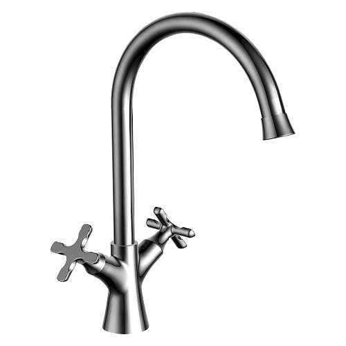 Lemark LM5704C Duetto Смеситель для кухни, хром снято с производства