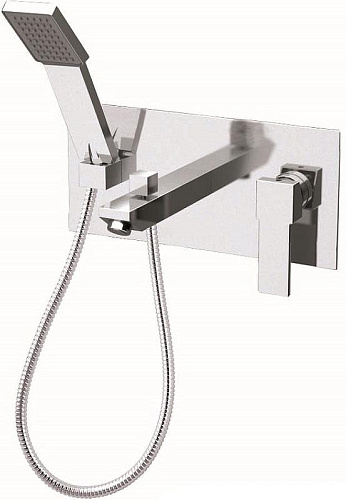 Remer Q04 Qubica Смеситель для ванны, хром Remer Q04 Qubica Смеситель для ванны, хром