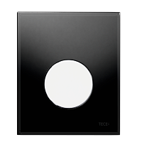 TECE 9242654 TECEloop Urinal, Кнопка смыва, стекло черное/клавиша белая